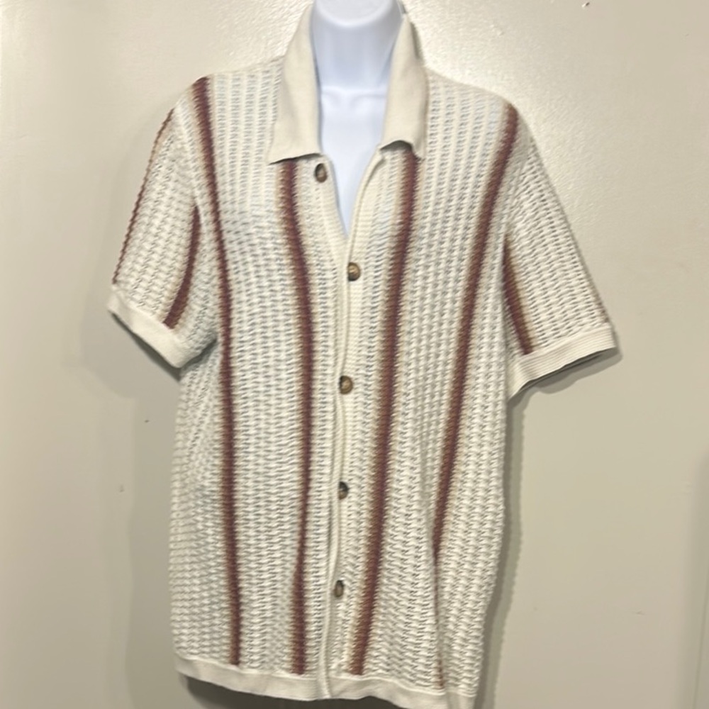 Aeropostale Cream Knit Sweater